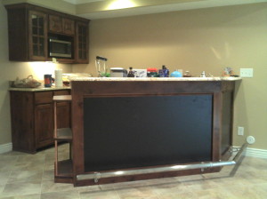 Basement Bar, Cabinetry, DWL Construction and Millworks Furnishings and Built-ins