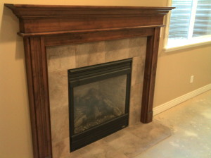 Hardwood Fireplace Mantle, Millwork