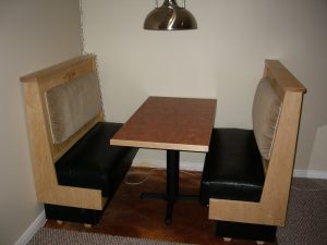 DWL Construction Furnishings and Built ins: Basement Booth Seating