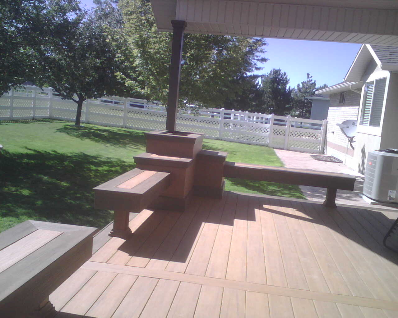Composite Benches with Planters