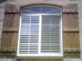 Clavo style Hardware Board and Batten Shutters